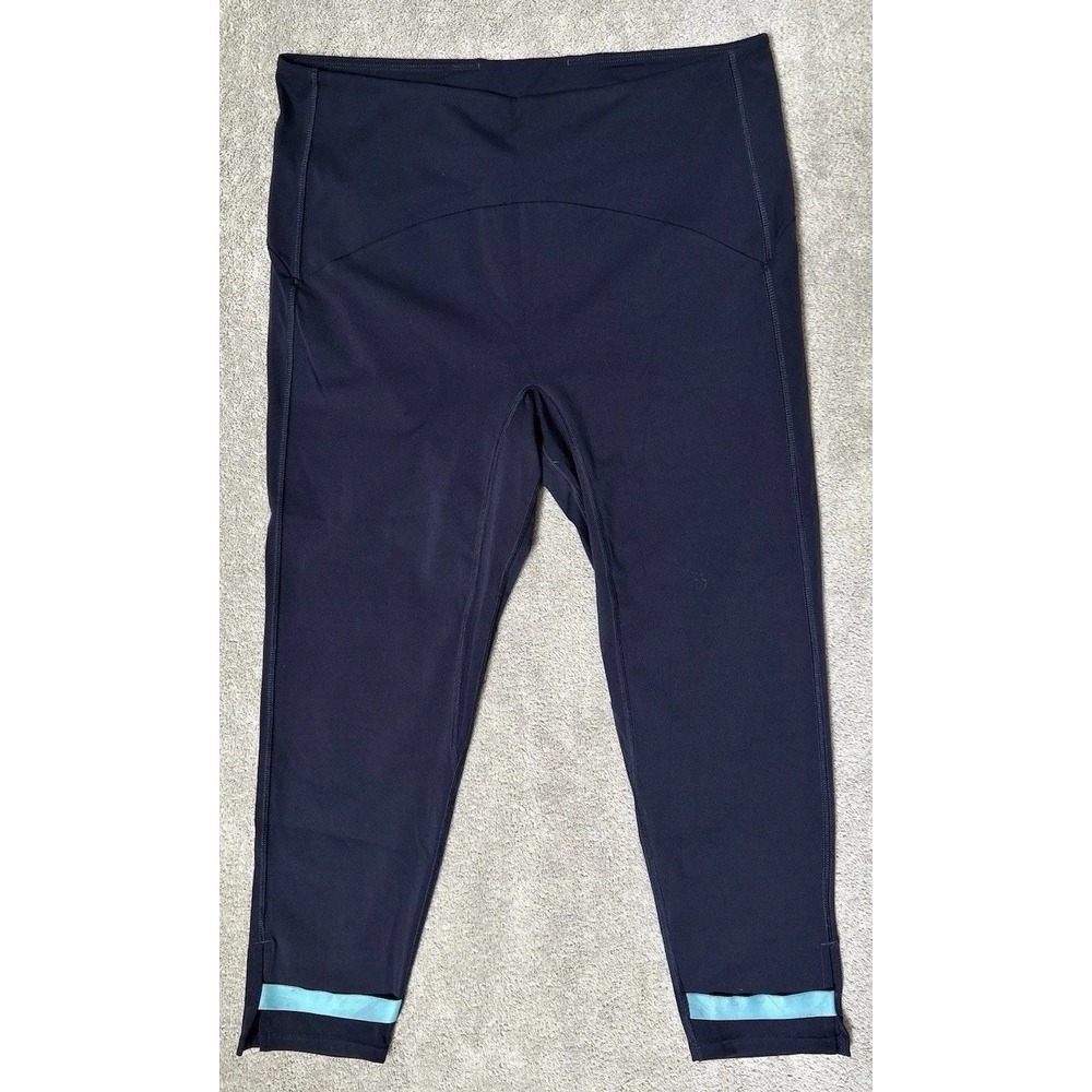 Zyia Sports Leggings - Navy Blue - Women's Size 14-16